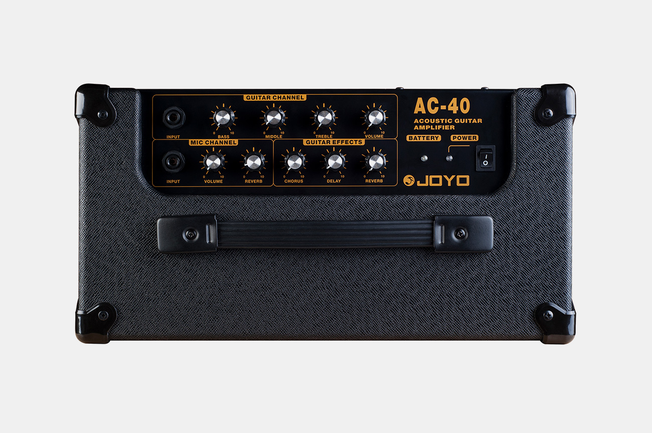 AC-40 Комбоусилитель для акустической гитары аккумуляторный, 40Вт, Joyo
