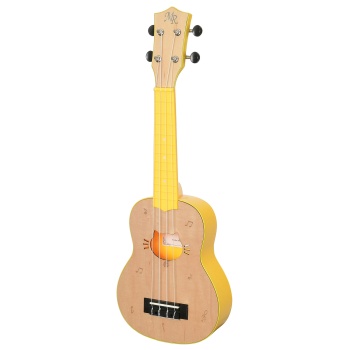 Укулеле сопрано MARTIN ROMAS MRP-CAT YW ( 21" ) (гавайская гитара) верхняя дека - клен, нижняя дека