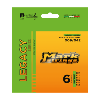 Markbass Legacy Series DV6LGNP09042EL струны для электрогитары, 9-42, никель