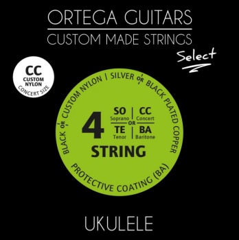 UKS-CC Select Комплект струн для концертного укулеле, с покрытием, Ortega