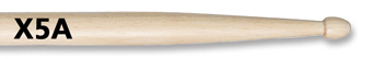 X5A  Барабанные палочки серии American Classic®, орех, Extreme 5A