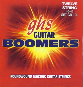 GB-12L SET LIGHT BOOMER струны для 12-стр.гитары / GHS