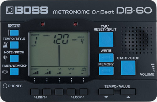 DB-60  Метроном, способный воспроизводить ритмические рисунки/BOSS