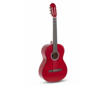 GEWApure Classical Guitar Basic Transparent Red 4/4 Классическая гитара