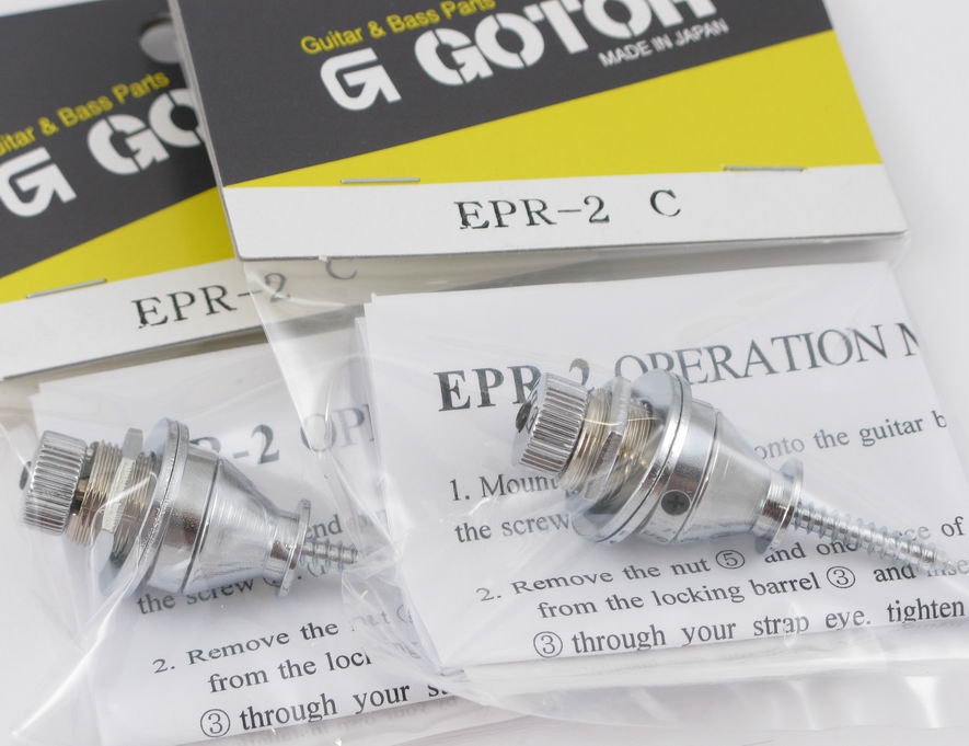 Gotoh EPR-2C  крепление для ремня Strap Lock (1 шт), хром