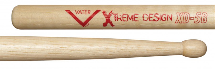 VXD5BW XTREME Design 5B барабанные палочки (орех) наконечник деревянный /VATER