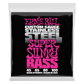 ERNIE BALL 2844 струны для бас гитары Super Stainless Steel