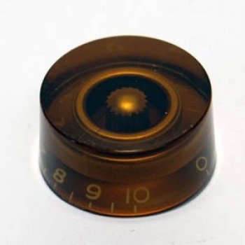 GOTOH PKA-110I  ручка потенциометра Les Paul (дюймовый размер), цилиндр, Amber