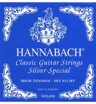 815HT Blue SILVER SPECIAL Струны для классической гитары сильного натяжения. HANNABACH