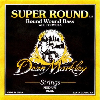 2636 SuperRound Bass - струны для 4-струн бас-гит. (нержав, заморозка) толщина 50-105 /DEAN MARKLEY