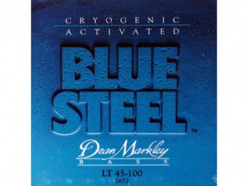 2672 BLUE STEEL  BASS 4-струны LT 45-100 струны для электрических  бас гитар / DEAN MARKLEY 