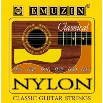 Струны синтетические для 6-стр. гитары Classical /латунь/ EMUZIN - 6С311