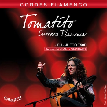 T50R Flamenco Tomatito Комплект струн для классической гитары, норм.натяжение, посеребренные, Savare