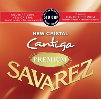 510CRP New Cristal Cantiga Premium Комплект струн для классической гитары, нормальное натяжение, Sav