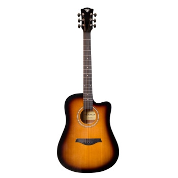 ROCKDALE Aurora D5 C SB Gloss акустическая гитара дредноут с вырезом, цвет санберст, глянцевое