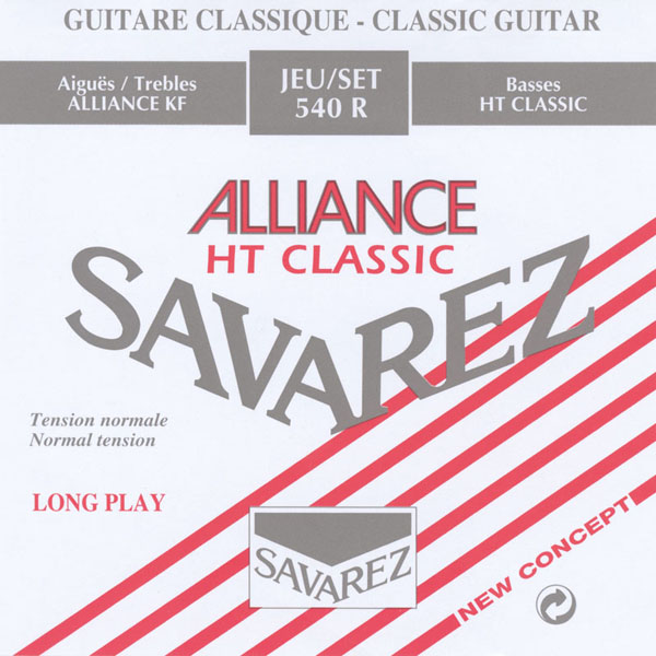 540R Комплект струн для классической гитары ALLIANCE ROUGE нормального натяжения Savarez
