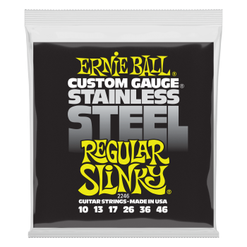 ERNIE BALL 2246 струны для эл. гитары Regular (10-13-17-26-36-46) Stainless Steel