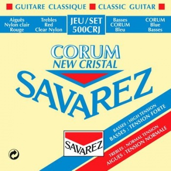 500CRJ  Corum New Cristal Red/Blue medium-high tension струны для кл. гитары нейлон Savarez