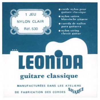 530 Leonida Комплект струн для классической гитары, норм.натяжение, Savarez