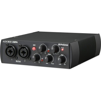 PreSonus AudioBox USB 96 25TH аудио/MIDI интерфейс 2х2 для РС или МАС 24бит/96кГц, ПО Studio One