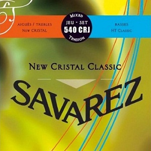 540CRJ Комплект струн для классической гитары  CRISTAL CLASSIC RED/BLUE / первые три струны - нормал