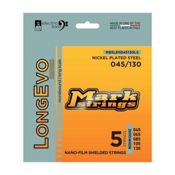 Markbass Longevo Series MB5LENS45130LS струны для 5-стр. баса, 45-130, никель, с защитным покрытием