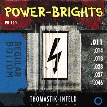 PB111 Power-Brights Regular Bottom Комплект струн для электрогитары, 11-46, Thomastik