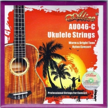 AU046-C Комплект струн для концертного укулеле, Alice