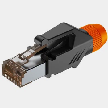 RJ45C5E-PH-OG Ethernet Разъем RJ45(часть A)  CAT5e, 150 МГц, оранжевый /ROXTONE