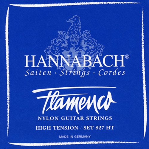 827HT Blue FLAMENCO Струны для классической гитары сильного натяжения.