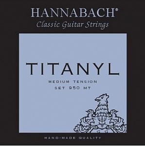950MT TYTANIL Струны для классической гитары среднего натяжения. /Hannabach