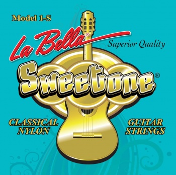 1S Sweetone Нейлоновые струны для классической гитары (нейлон / серебро) /LA BELLA 