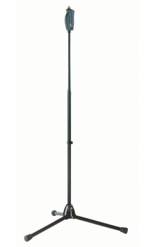 K&M 25680-300-55 микрофонная стойка прямая, чёрная, 1100-1820 мм