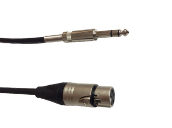 ЗС микрофонный кабель XLR(F) - JACK ECO LINE длина 2 метра