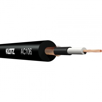 AC106SW  Инструментальный кабель, двойной экран, низкая емкость, внешний диаметр 6.5мм / KLOTZ