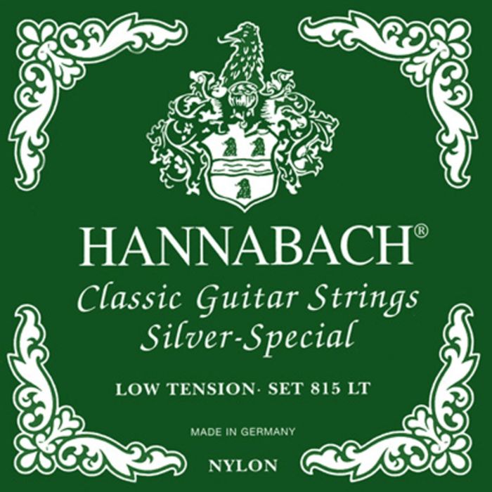 815LT Green SILVER SPECIAL Струны для классической гитары слабого натяжения./ Hannabach