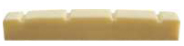 A030A Порожек верхний для укулеле из высококачественной пластмассы, цвет - слоновая кость. 35x5x6.5м