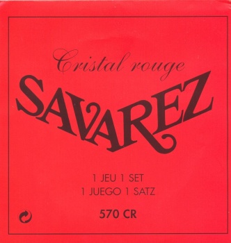 570CR  Cristal Soliste Red normal tension струны для кл. гитары нейлон Savarez