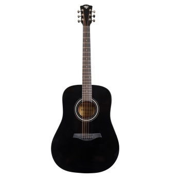ROCKDALE Aurora D5 BK Gloss акустическая гитара дредноут, цвет черный, глянцевое покрытие