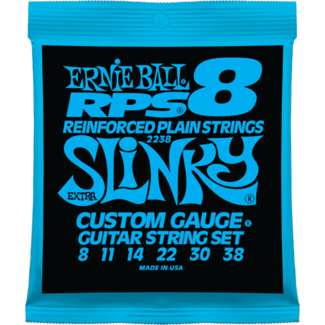 ERNIE BALL 2238 струны для эл.гитары RPS8 Extra Slinky (8-11-14-22w-30-38)