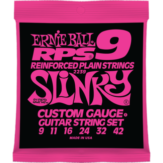 ERNIE BALL 2239 струны для эл. гитары Super Slinky (9-11-16-24w-32-42) RPS9