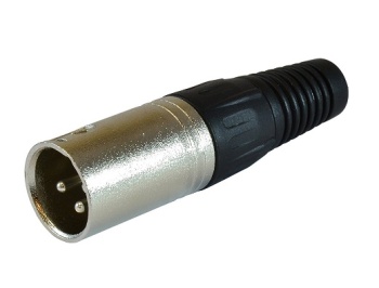 XSE XLR3MX кабельный разъем XLR, 3 контакта, штекер, цвет - никель. Корпус: цинковое литье