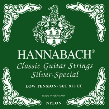 815LT Green SILVER SPECIAL Струны для классической гитары слабого натяжения./ Hannabach