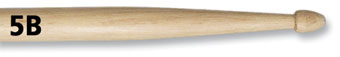5B VIC FIRTH Барабанные палочки серии American Classic®, орех.